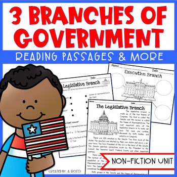 3 Branches of Government Reading Passages