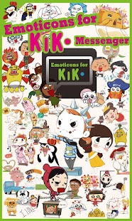 Emoticons for Kik messenger apk