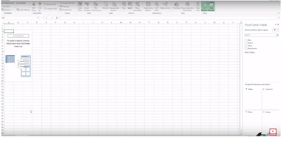 Pivot Table Fields on the right is the place to add or remove data into your Pivot table