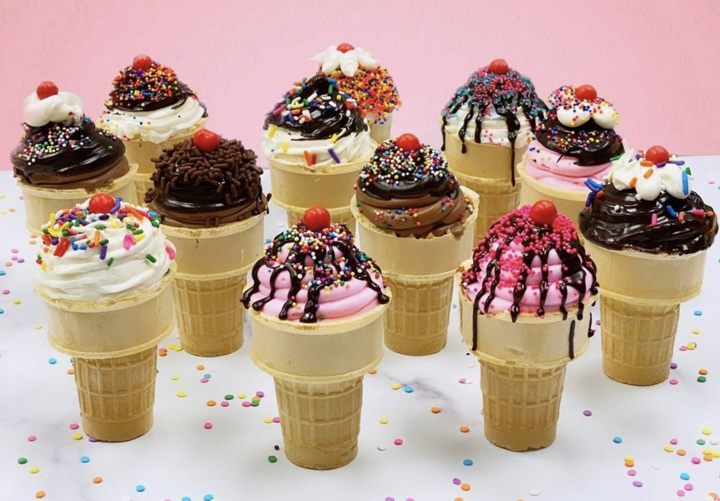 mini ice cream cones