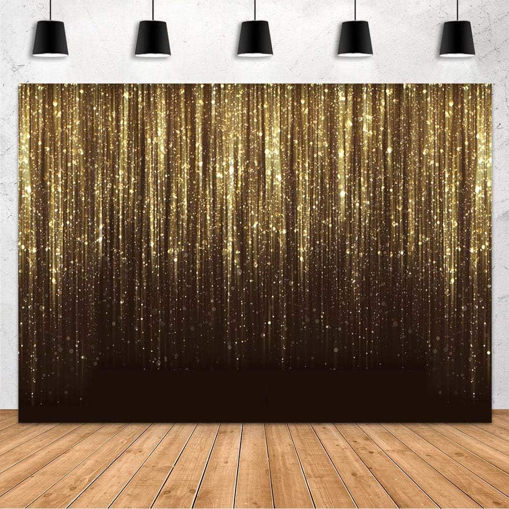 Black and Gold Backdrop