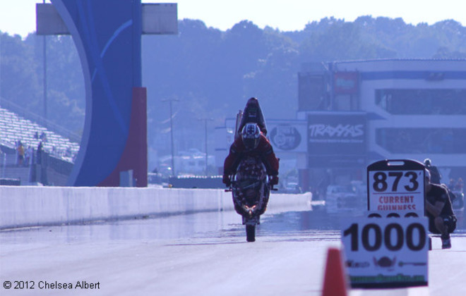 Longest stoppie (endo; front-wheel wheelie) on motorcycle