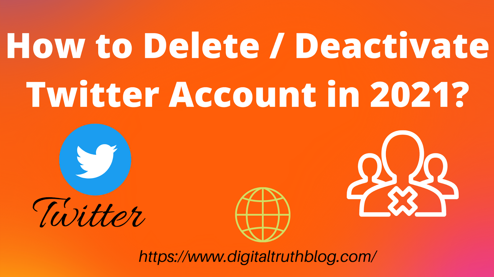 How to deactivate the Twitter account in 2022?