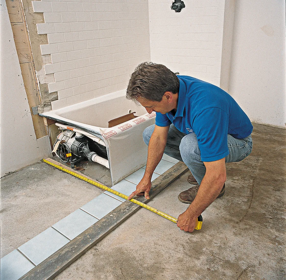 how to install tile floor in kitchen