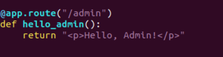 Admin site to Flask app