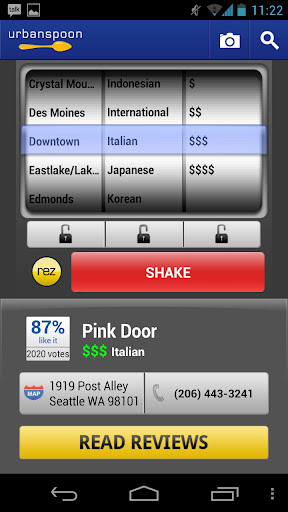 Download Urbanspoon apk