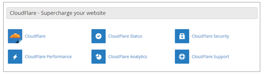 Screenshot of FastComet Cloudfare tab