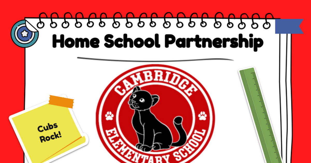 Cambridge Elementary Home School Compact