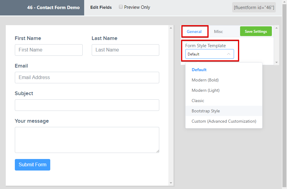 responsive form CSS, styling contact forms