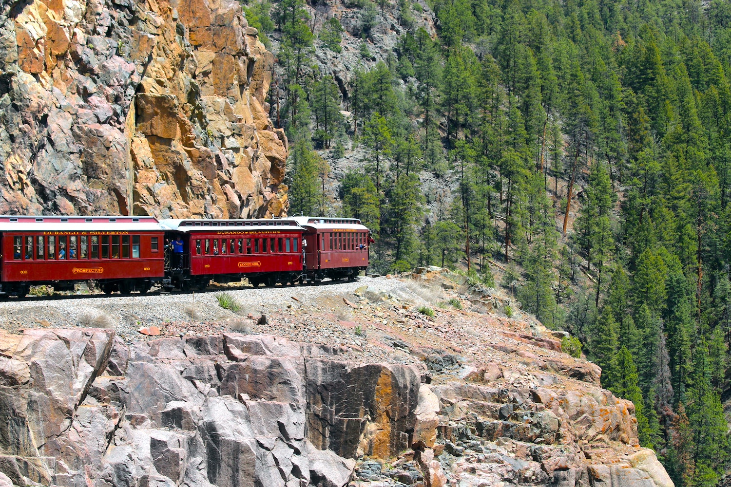 Durango Silverton railroad near several Harvest Hosts locations