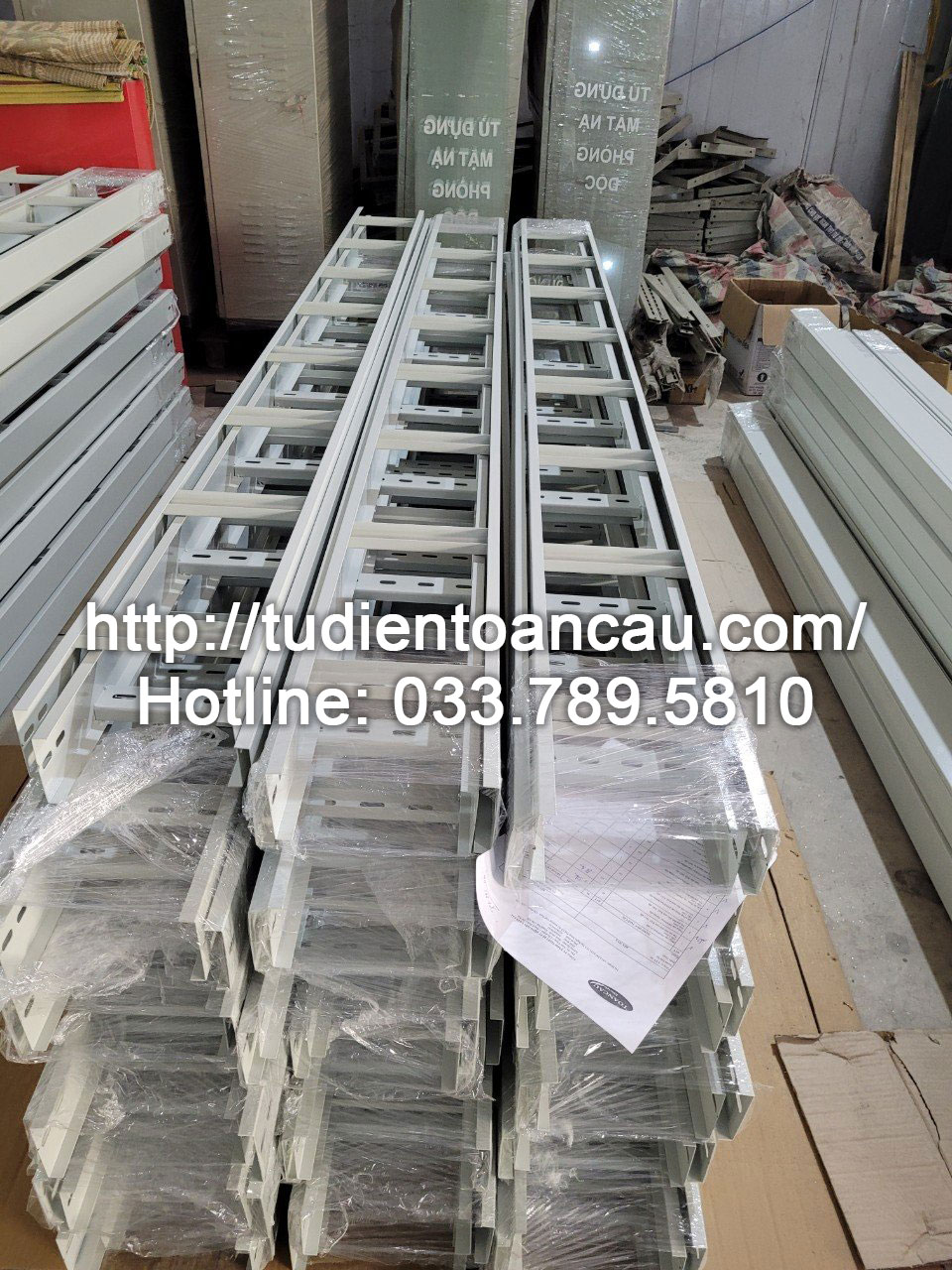 Ứng dụng của thang cáp trong xây dựng.