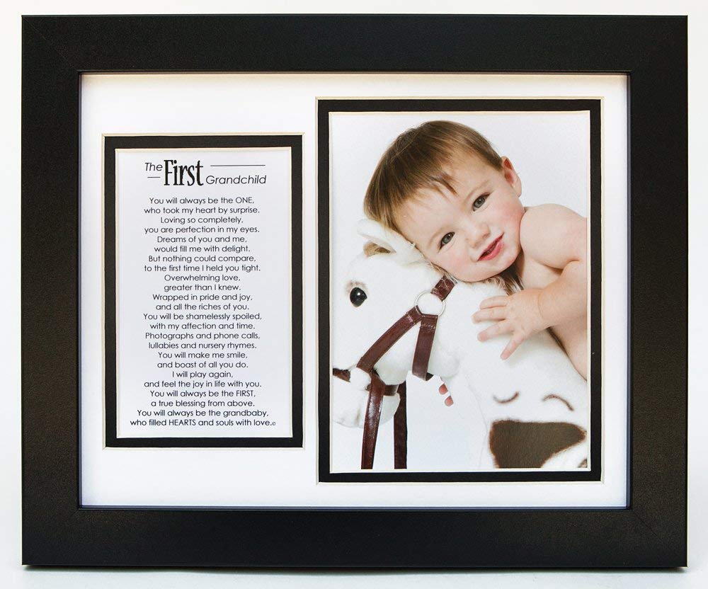 The Grandparent Gift Co. First Grandchild Photo Frame With Poem