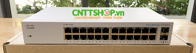 Thiết bị switch cisco cbs110-24t-eu tích hợp nhiều tính năng đặc biệt