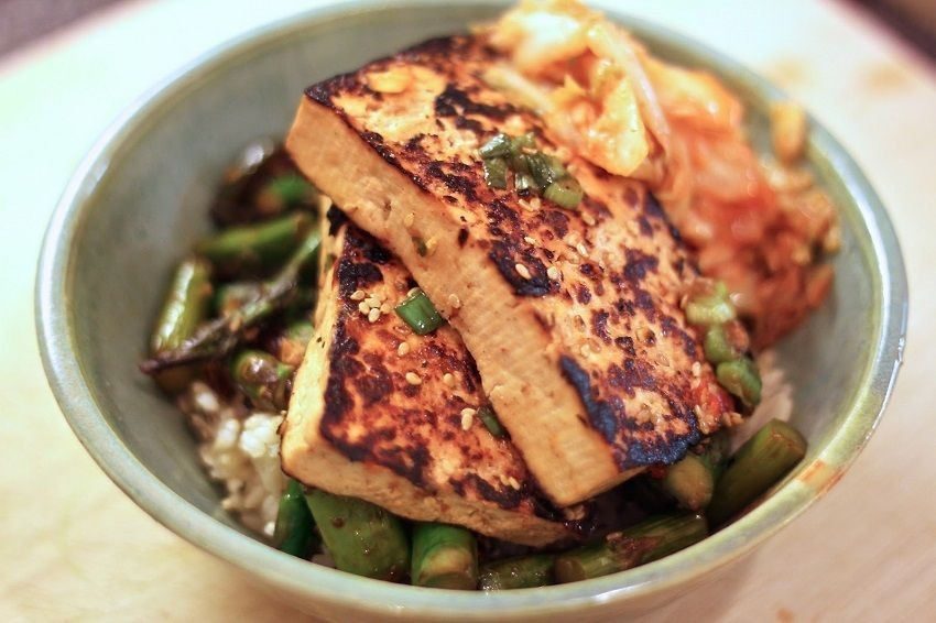 Korean-style tofu 