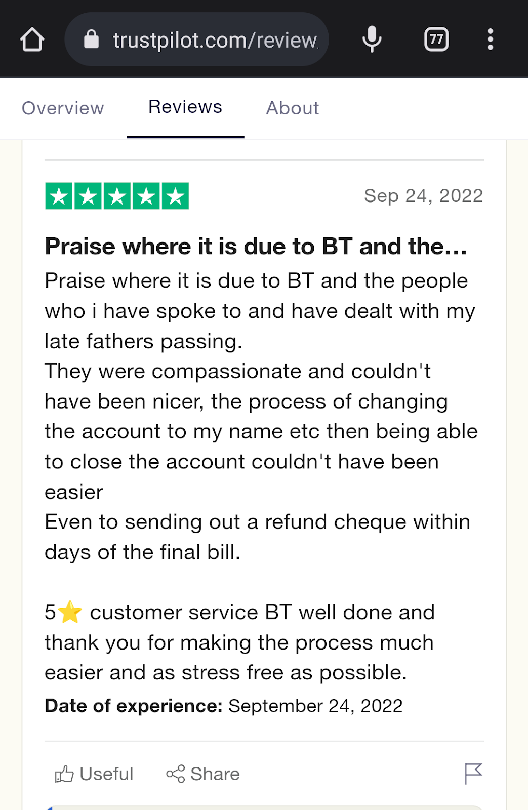 BT Mobile Phone Service Reviews On Reviews.io Site