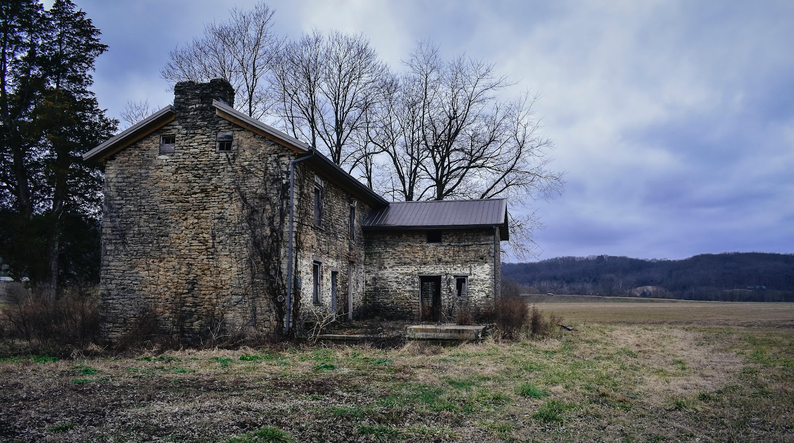 A dilapidated structure with a long history of paranormal events