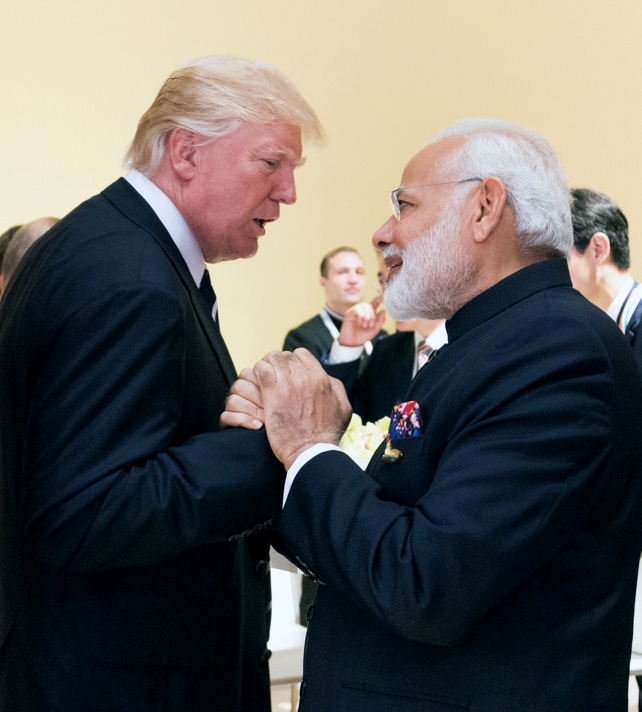 The current Prime Minister of India, Narendra Modi, had a temple dedicated to Trump in his home state.