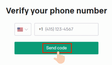 add your phone number to chatgpt interface