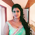 Kasthuri Shankar in green transparent saree sleevless blouse latest photos