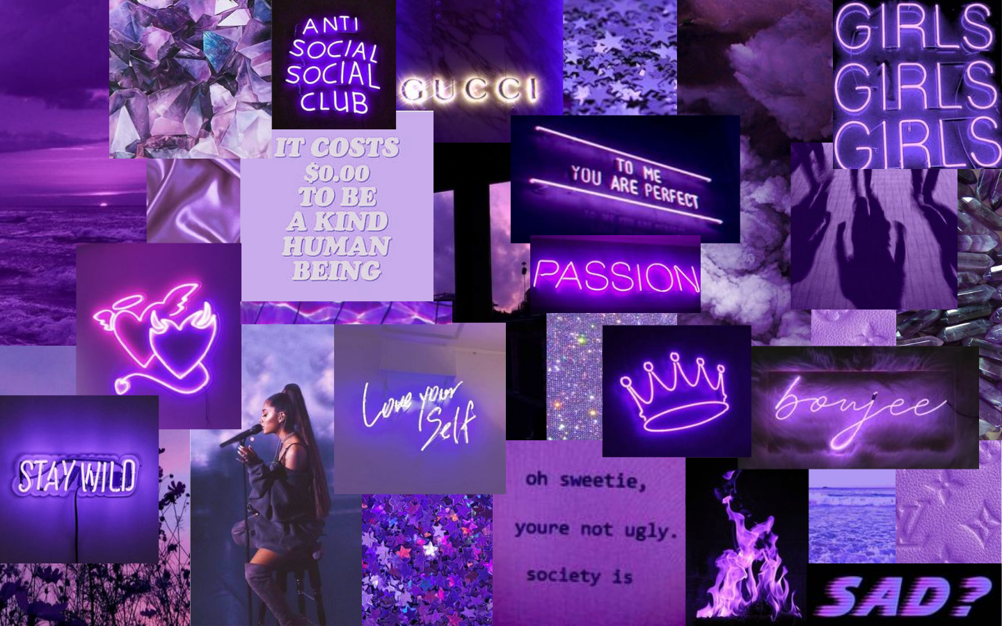 Featured image of post Purple Collage Wallpaper For Laptop