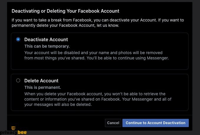 How to deactivate your Facebook account, a part of our guide to delete all your social media accounts.