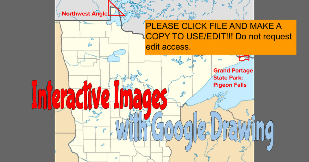 Interactive Images with Google Drawing