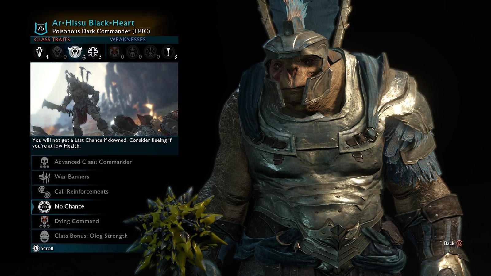 The Nemesis System of Shadow of Mordor