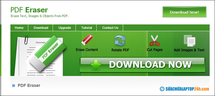 Phần mềm PDF Eraser