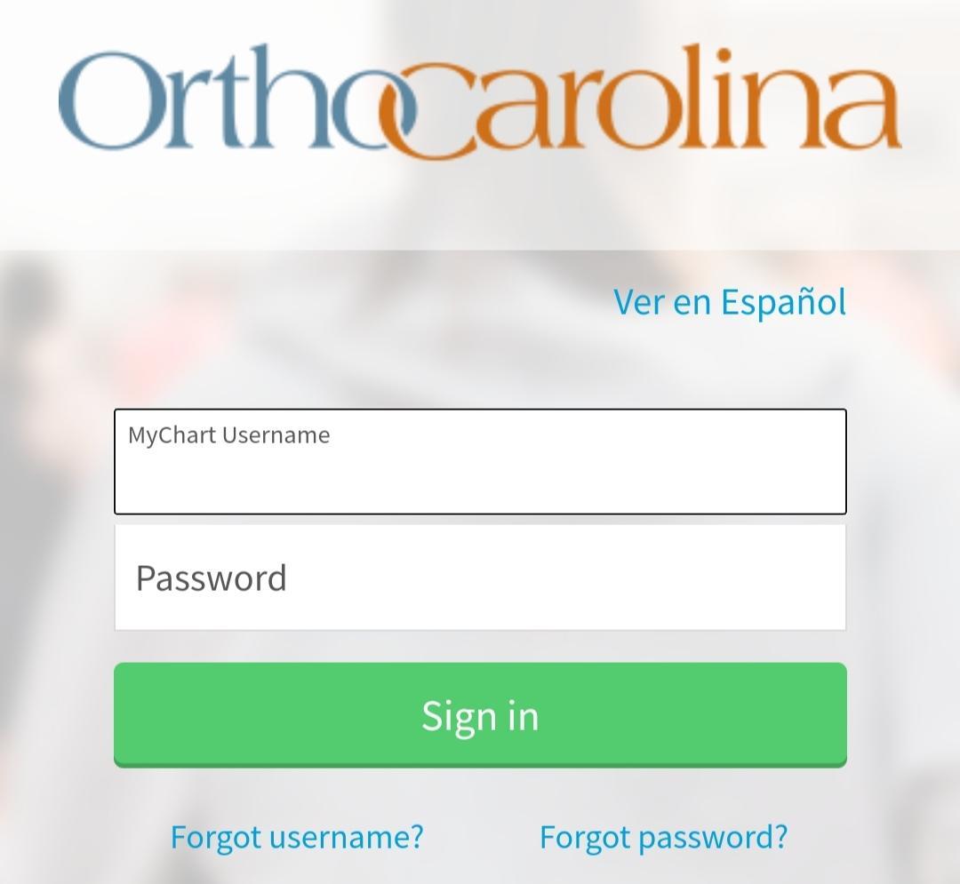 Orthocarolina Patient Portal