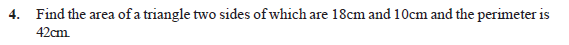 class 9 Exercise 12.1 question 4