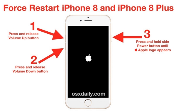 force restart iphone