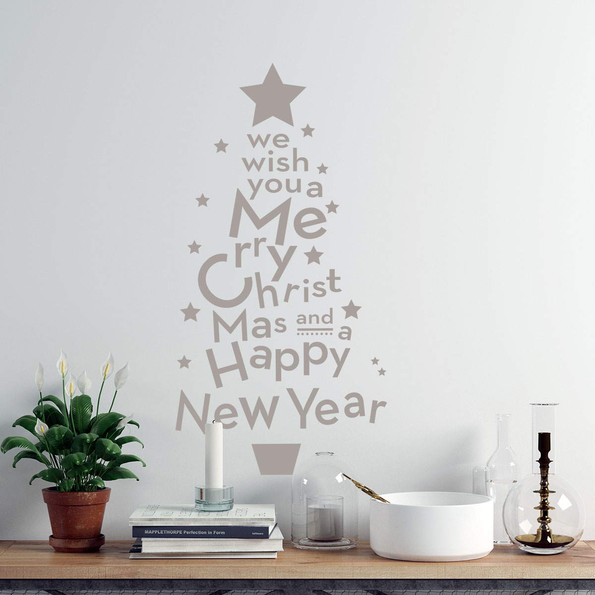 decorazioni natalizie ufficio minimaliste