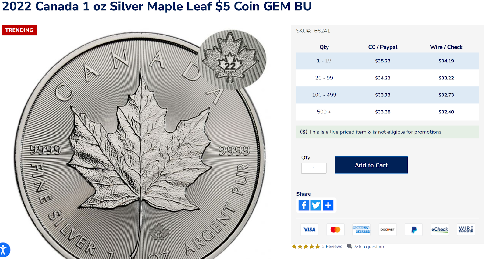 modern coin mart ebay