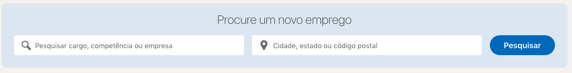 procurar emprego linkedin