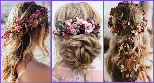 Virágos menyasszonyi hajdísz, a bohém lányok tökéletes kiegészítője -  Esküvő Online