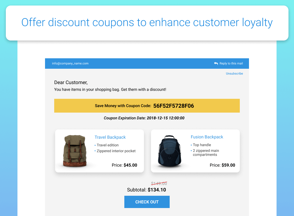 awesome Magento abandoned cart email extension