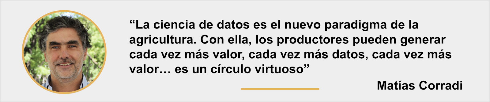 Comentario de Matías Corradi en FieldView