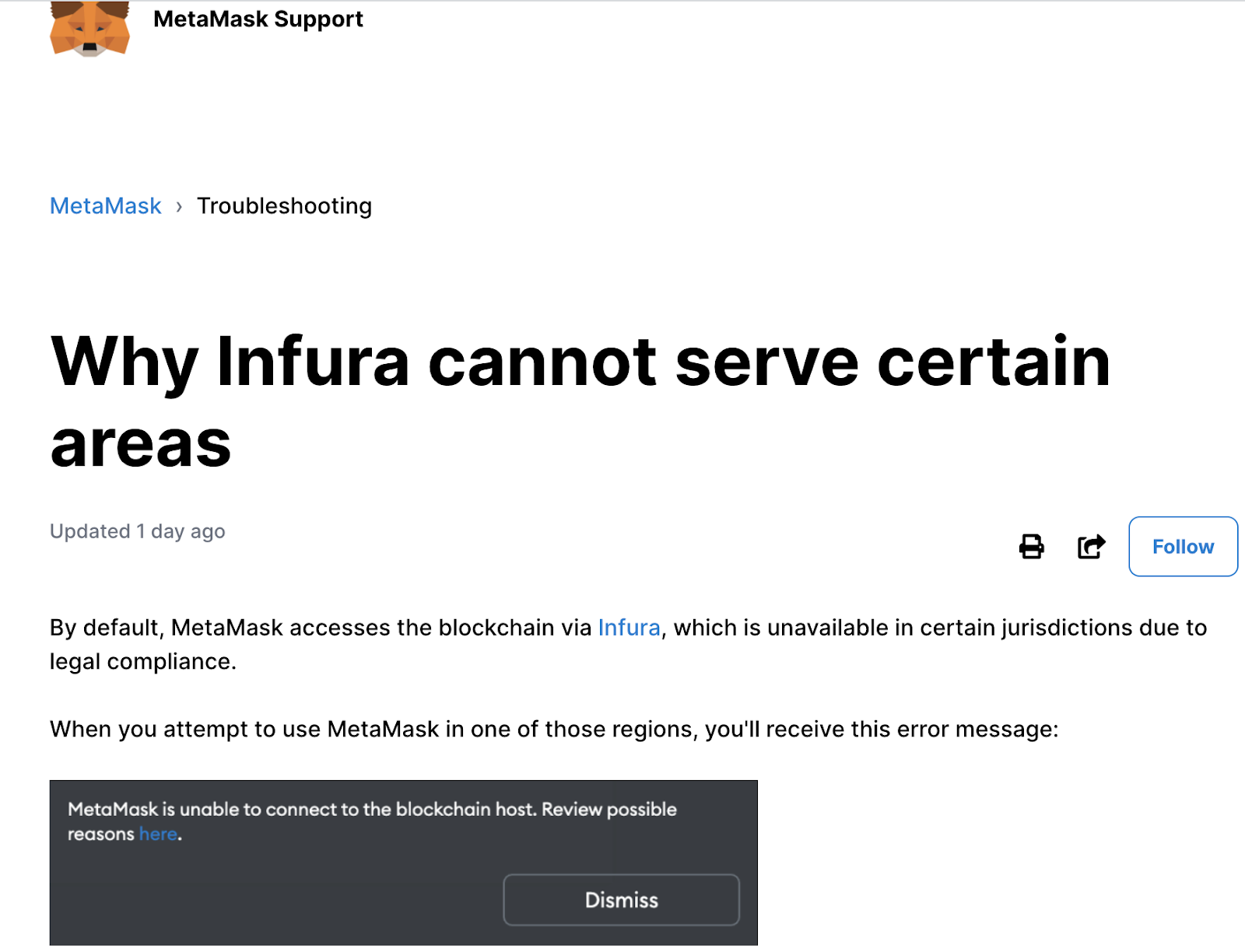 Does MetaMask censor Venezuelan users?