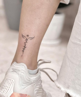 Way To Heaven Tiny Tattoos Women Minimalist