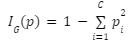 Gini Index (Gini Impurity)