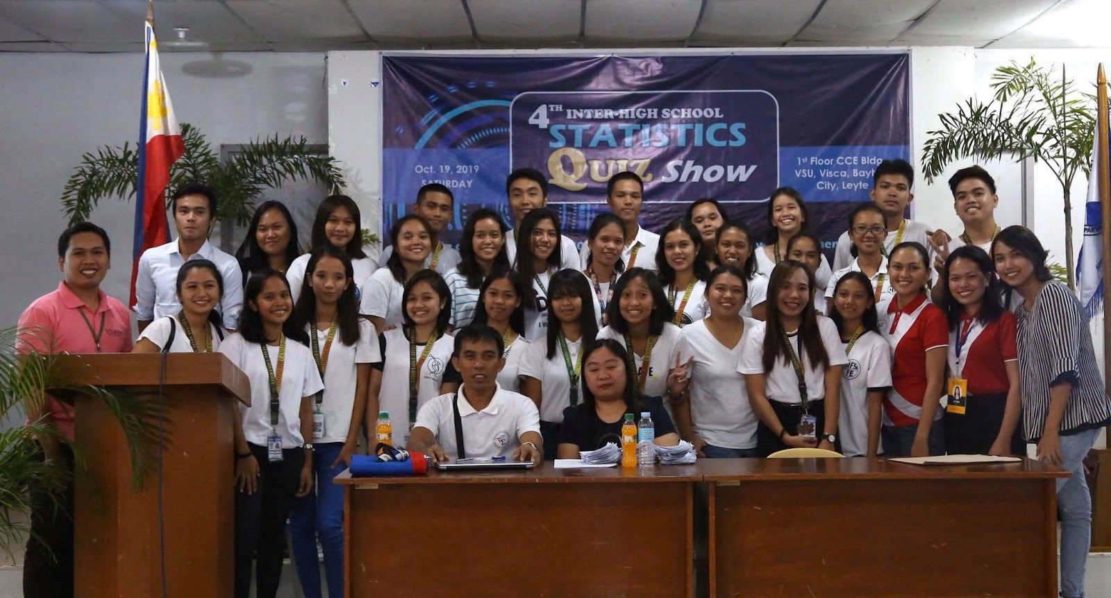 BSS students as the working committee during the 4th Inter-High School Statistics Quiz Show in 2019