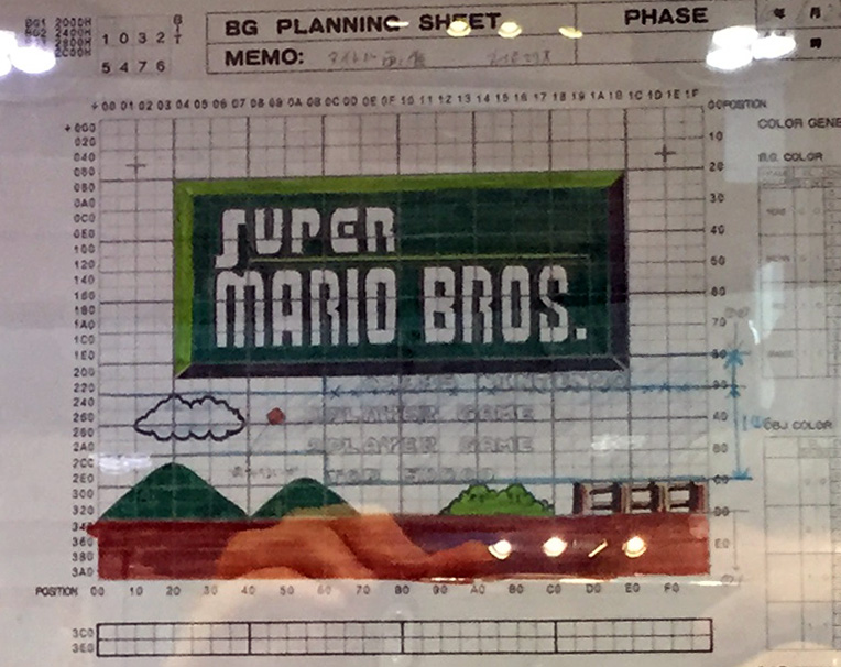 Super Mario Title Screen