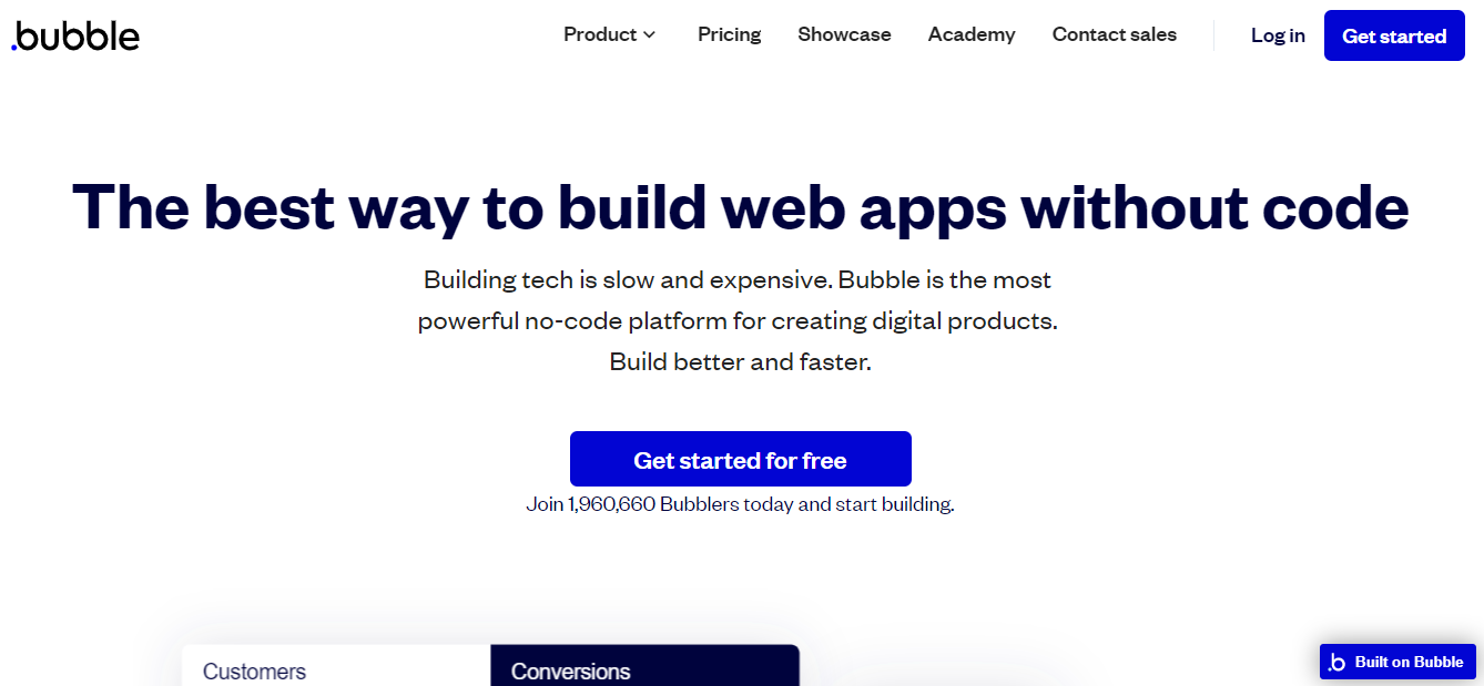 best no-code app builder - Bubble