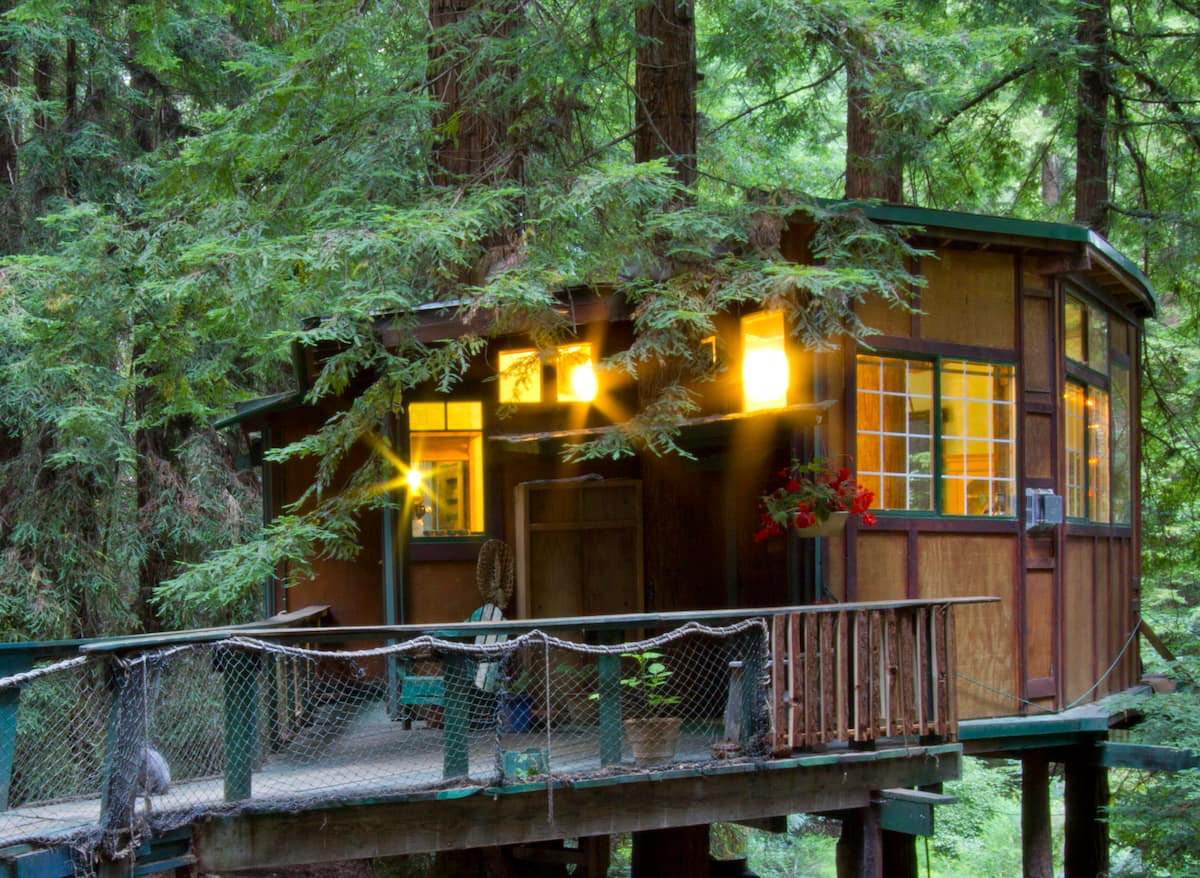 Magical Tree House - Best Redwood Forest Treehouse Hotel