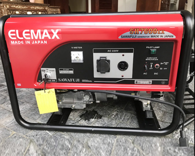 Máy phát điện Elemax SH7600EX với nhiều ưu điểm nổi bật