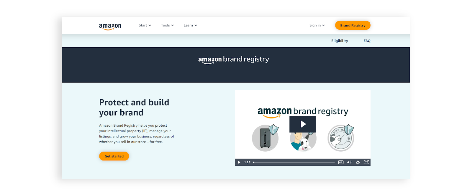 amazon brand registry