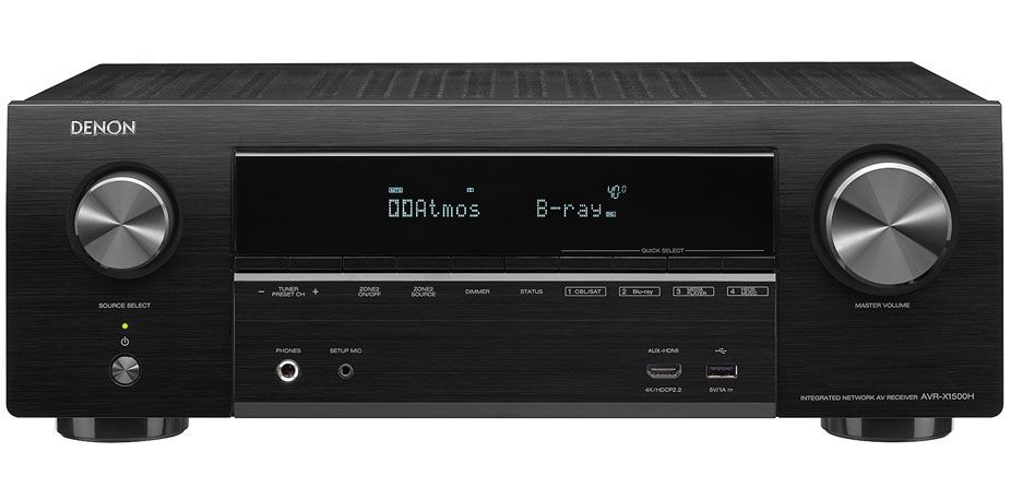 Amply Denon AVR-X1500H, Amply đa kênh 7.2 xem phim quá đỉnh