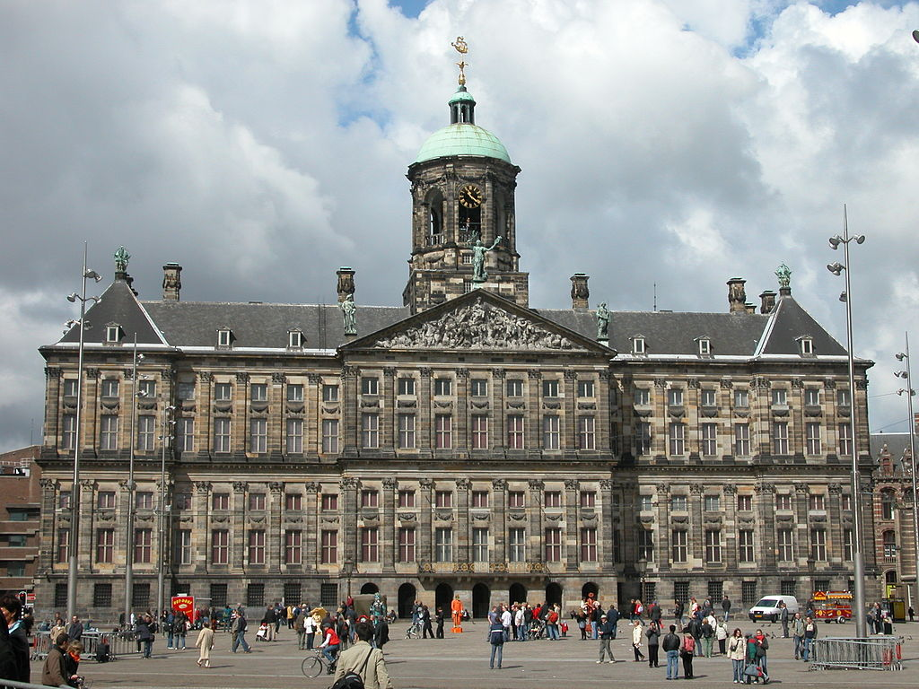 Dutch Baroque Architecture Royal Palace: Amsterdam, The Netherlands 