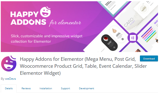 Best Elementor Addons for WooCommerce- Happy Addons