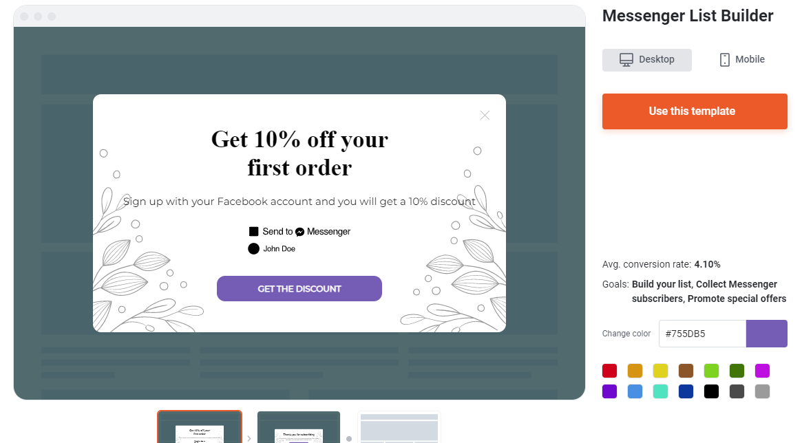 6. Use popups wisely 